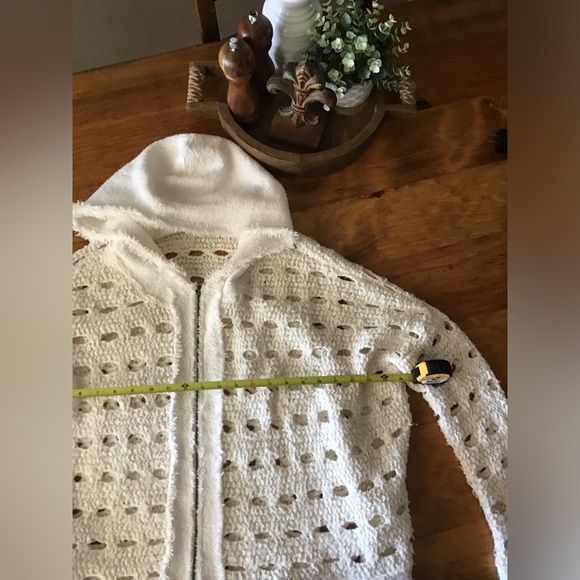 SOLD ππΌFree People zip hoodie knit like new - Picture 6 of 10